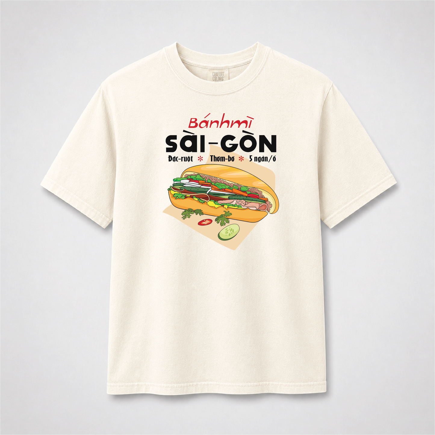 Vietnamese Bánh Mì Sài Gòn T-Shirt – Saigon Food Graphic Tee