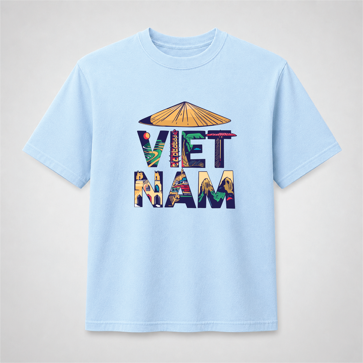 Vietnam Landmark Graphic Tee – Vietnamese Culture Comfort Colors Shirt